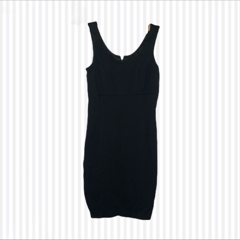 3/$30 Black Zippered Body con Dress